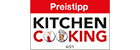 Kitchen Cooking: Doppel-Induktionskochfeld mit 2x Ø 18 cm, bis 3.000 Watt, 270 °C