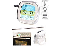 H+H Digitales Küchen Thermometer für Lebensmittel Edelstahlfühler Kerntemperatur