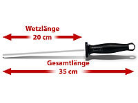 Rosenstein & Söhne Fusil à aiguiser en céramique pour couteaux en acier