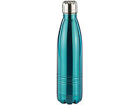 Rosenstein & Söhne Doppelwandige Vakuum-Isolierflasche aus Edelstahl, 0,5 Liter