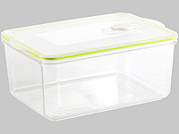 Rosenstein & Söhne Vakuumier-Box mit Deckel für Handvakuumierer, 2,6 Liter, 25 x 16,5 cm; Popcornmaschinen 