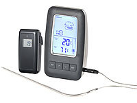 Rosenstein & Söhne Thermomètre digital pour grillades avec grand écran et récepteur sa...