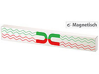 Rosenstein & Söhne Durchgehende Magnet-Messerleiste aus gebürstetem Edelstahl, 45 cm