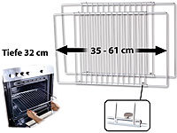 Rosenstein & Söhne 2er Pack Universal Gitter/-einlegeboden, für Kühlschrank/Gefrierfach