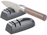Rosenstein & Söhne 2er-Set Diamant-Hand-Messerschärfer für Stahl-& Keramik-Klingen; Frühstücksmesser mit Wellenschliff Frühstücksmesser mit Wellenschliff Frühstücksmesser mit Wellenschliff 