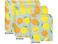 Rosenstein & Söhne 9er-Set Bienenwachspapier für Lebensmittel, 3 verschiedene Größen; Lunchbox-Sets Lunchbox-Sets Lunchbox-Sets Lunchbox-Sets 
