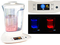 Rosenstein & Söhne Wasserstoff-Ionisator für Trinkwasser, LCD-Display, 1,5 l; Wasserkocher mit Temperaturwahl Wasserkocher mit Temperaturwahl Wasserkocher mit Temperaturwahl 