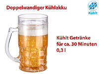 Rosenstein & Söhne Doppelwandiger Bierkrug, Bier & Getränke-Kühler mit Fake-Bier, 0,3 l; Döner- & Schaschlik-Grills Döner- & Schaschlik-Grills Döner- & Schaschlik-Grills 