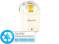 Rosenstein & Söhne Joghurt-Maker für 1L frischen Joghurt (refurbished); Heißluft-Popcorn-Maker 