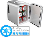 Rosenstein & Söhne Mini-Kühlschrank 12/ 230V mit Warmhalte-Funktion (Versandrückläufer); Kfz-Filterkaffee-Maschinen 