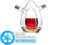 Rosenstein & Söhne 2in1-Essig und Öl-Spender aus Glas (refurbished); Elektrische Salz- & Pfeffermühlen Elektrische Salz- & Pfeffermühlen 