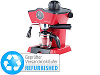 Rosenstein & Söhne Dampfdruck-Siebträger-Espressomaschine (Versandrückläufer); Elektrische Kaffeemühlen mit Scheibenmahlwerken 