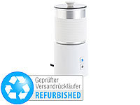 Rosenstein & Söhne Premium Design-Milchaufschäumer, Magnet-Quirl (Versandrückläufer); Wasserkocher mit Temperaturwahl 