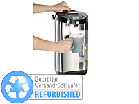 Rosenstein & Söhne Heißwasserspender, 5-Liter-Wassertank, Versandrückläufer; Wasserkocher mit Temperaturwahl, Reiskocher 