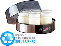 Rosenstein & Söhne Joghurt-Maker mit Zeitschaltuhr, Versandrückläufer; Heißluftfritteusen Heißluftfritteusen 