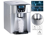 Rosenstein & Söhne Premium-Eiswürfelmaschine mit Eiswürfel & Kaltwasserspender, 2 Liter; Popcornmaschinen Popcornmaschinen 