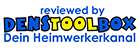 Dens ToolBox: 2er-Set Grillkörbe aus Edelstahl, stapelbar, inkl. Haken und Spieße