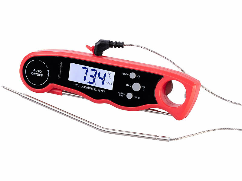 ; Funk Braten- & Grill-Thermometer, Kabellose BT-Grill- und Ofenthermometer mit Garraumtemperaturmessung Funk Braten- & Grill-Thermometer, Kabellose BT-Grill- und Ofenthermometer mit Garraumtemperaturmessung 