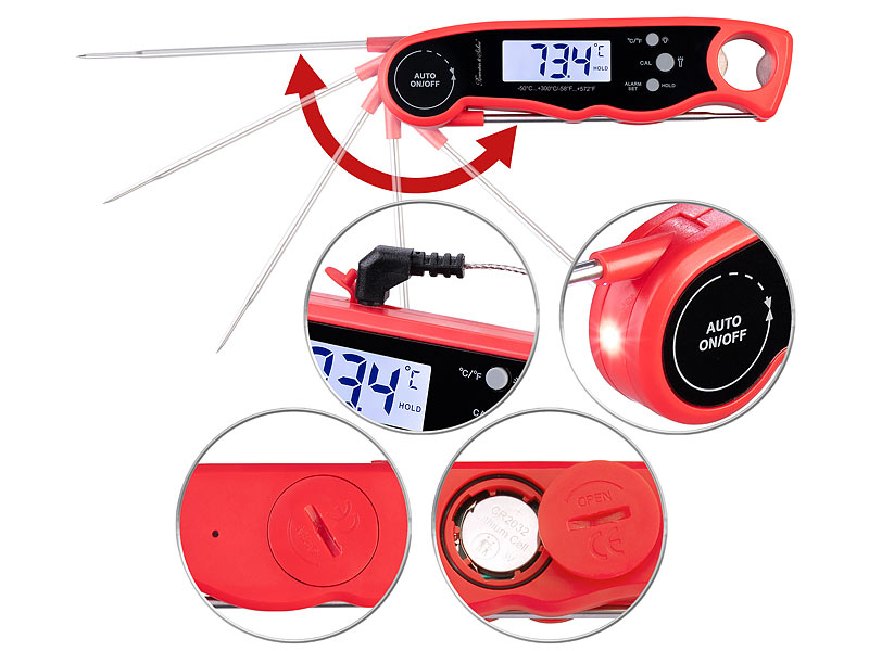 ; Funk Braten- & Grill-Thermometer, Kabellose BT-Grill- und Ofenthermometer mit Garraumtemperaturmessung Funk Braten- & Grill-Thermometer, Kabellose BT-Grill- und Ofenthermometer mit Garraumtemperaturmessung Funk Braten- & Grill-Thermometer, Kabellose BT-Grill- und Ofenthermometer mit Garraumtemperaturmessung 