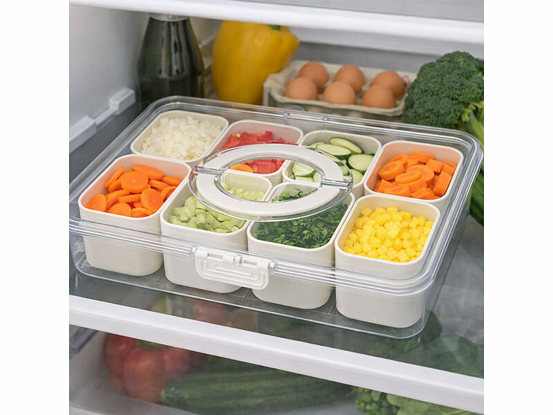 ; Snackbox mit Fächern Snackbox mit Fächern Snackbox mit Fächern 