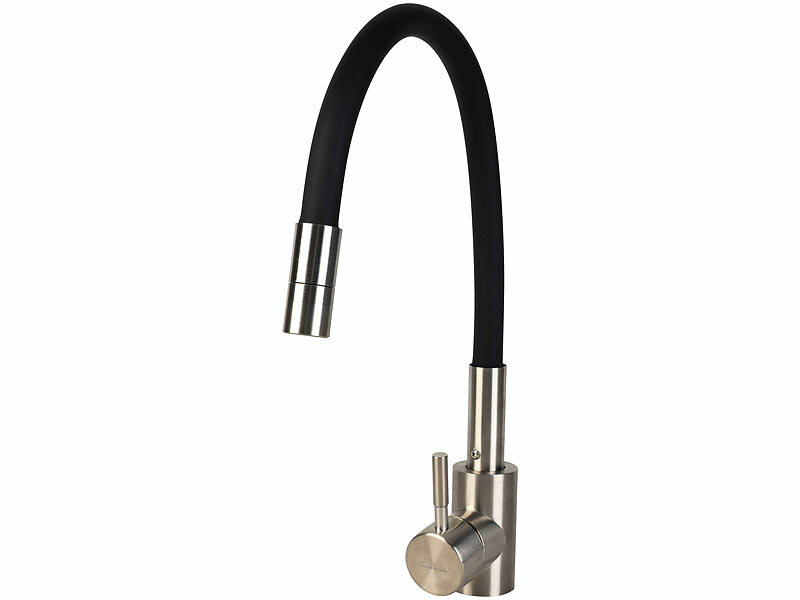; Edelstahl-Küchenarmaturen mit flexiblem Silikon-Auslauf, Niederdruck Edelstahl-Küchenarmaturen mit flexiblem Silikon-Auslauf, Niederdruck Edelstahl-Küchenarmaturen mit flexiblem Silikon-Auslauf, Niederdruck 