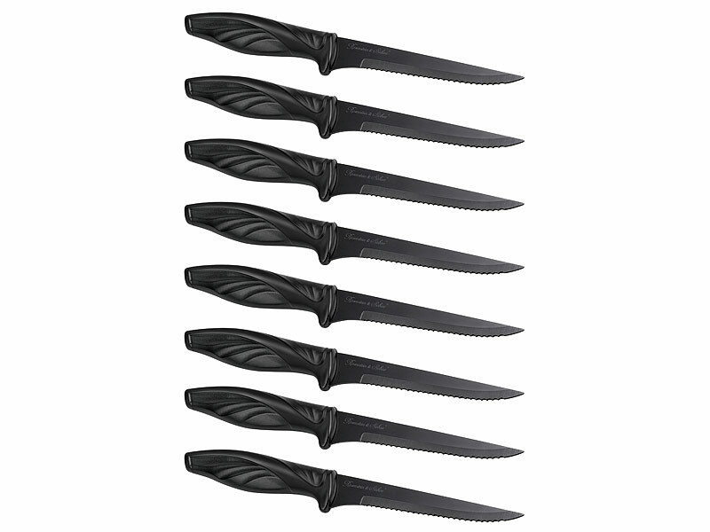; Keramik-Küchenmesser, Frühstücksmesser mit Wellenschliff Keramik-Küchenmesser, Frühstücksmesser mit Wellenschliff Keramik-Küchenmesser, Frühstücksmesser mit Wellenschliff