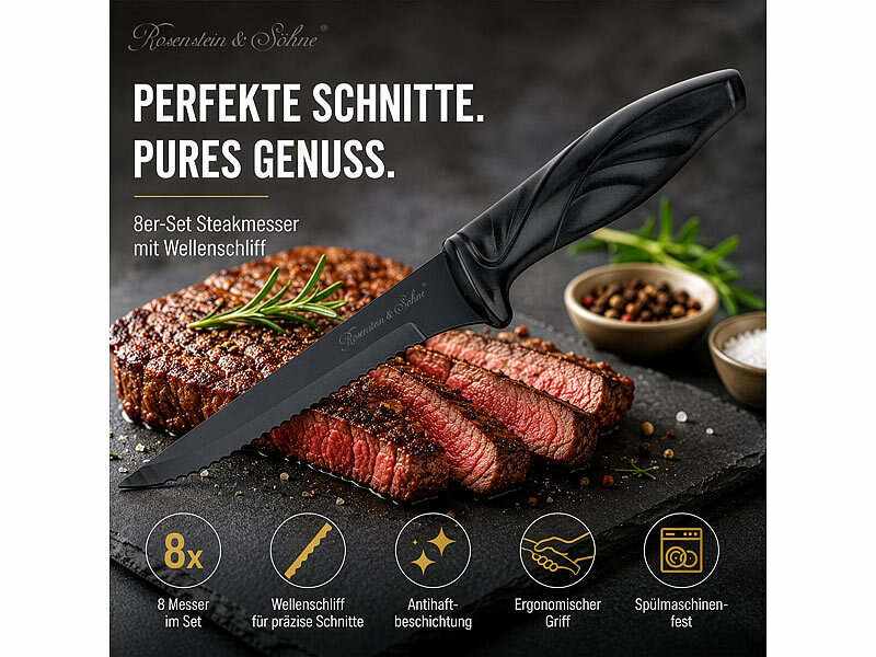 ; Keramik-Küchenmesser, Frühstücksmesser mit Wellenschliff Keramik-Küchenmesser, Frühstücksmesser mit Wellenschliff Keramik-Küchenmesser, Frühstücksmesser mit Wellenschliff