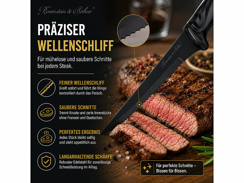 ; Keramik-Küchenmesser, Frühstücksmesser mit Wellenschliff Keramik-Küchenmesser, Frühstücksmesser mit Wellenschliff Keramik-Küchenmesser, Frühstücksmesser mit Wellenschliff