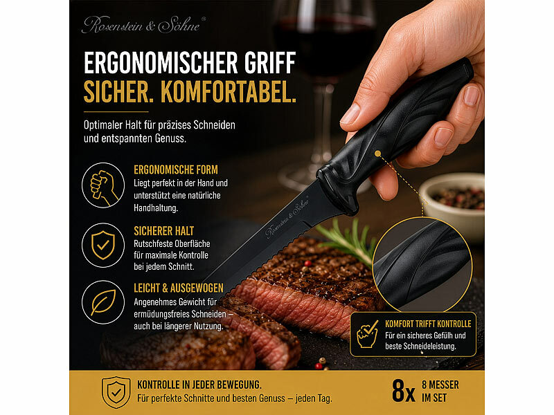 ; Keramik-Küchenmesser, Frühstücksmesser mit Wellenschliff Keramik-Küchenmesser, Frühstücksmesser mit Wellenschliff Keramik-Küchenmesser, Frühstücksmesser mit Wellenschliff