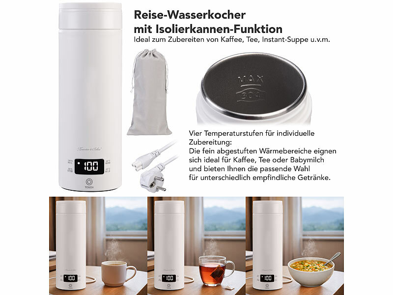 ; Wasserkocher mit Temperaturwahl Wasserkocher mit Temperaturwahl Wasserkocher mit Temperaturwahl 