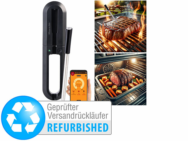 ; Grillthermometer mit Bluetooth und Apps Grillthermometer mit Bluetooth und Apps 