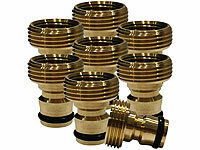 Rosenstein & Söhne Hahnverbinder, Adapter Wasserhahn Gartenschlauch