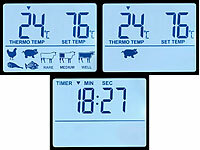 ; Funk Braten- & Grill-Thermometer, Kabellose BT-Grill- und Ofenthermometer mit Garraumtemperaturmessung Funk Braten- & Grill-Thermometer, Kabellose BT-Grill- und Ofenthermometer mit Garraumtemperaturmessung Funk Braten- & Grill-Thermometer, Kabellose BT-Grill- und Ofenthermometer mit Garraumtemperaturmessung 