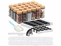 Rosenstein & Söhne Gewürzdosen-Set, Gewürzgläser für Gewürzmischungen