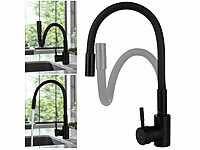 Rosenstein & Söhne Küche Wasserhahn, Spültisch-Armaturen Edelstahl