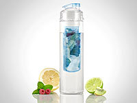 Gourde 0.8 L avec filtre pour herbes et fruits  Bleu