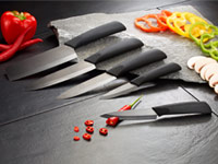 ; Frühstücksmesser mit Wellenschliff, Keramik-Küchenmesser Frühstücksmesser mit Wellenschliff, Keramik-Küchenmesser 