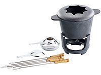 Service à fondue en fonte  3 personnes