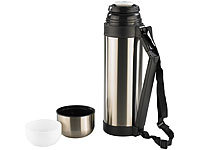 Bouteille isotherme en inox + 2 gobelets  Maxi 1,8 L 