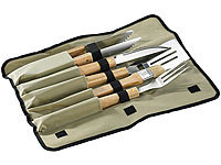 Couverts en acier pour barbecue