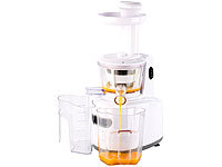 Rosenstein & Söhne Slow Juicer zum schonenden Entsaften (refurbished)