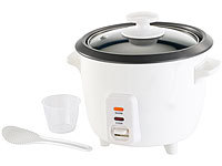 Rosenstein & Söhne Mini-Reiskocher mit Warmhaltefunktion, 0,6 Liter, 350 Watt