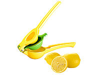 Rosenstein & Söhne Presse-citron manuel en métal  Ø 6 cm avec adaptateur 7,5 cm