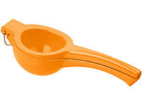 Rosenstein & Söhne Manuelle Zitrus & Saftpresse aus Metall für Orangen, Ø 8,5 cm, orange; Smoothie-Maker Smoothie-Maker 
