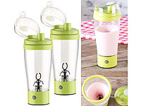 2 gobelets avec mélangeur électrique 450 ml