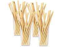 48 grandes pailles en bambou 22 cm réutilisables avec brosse de net...