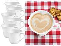 Rosenstein & Söhne Tassen für Kaffees, Tassen Herz, Tasse für Tee