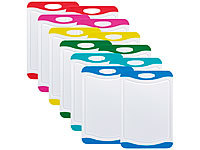 Rosenstein & Söhne 12er-Set Schneidebretter in 6 Farben, antibakteriell, je 29 x 20 cm; Lunchbox-Sets Lunchbox-Sets Lunchbox-Sets Lunchbox-Sets 