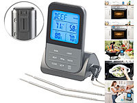 Thermomètre de cuisson sans fil avec 2 sondes XXL