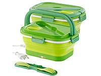 2 lunch box électriques pliables 0,8 L